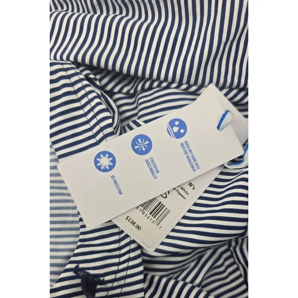 Southern‎ Tide Calia Performance Popover & Shorts Set Navy Stripe XS